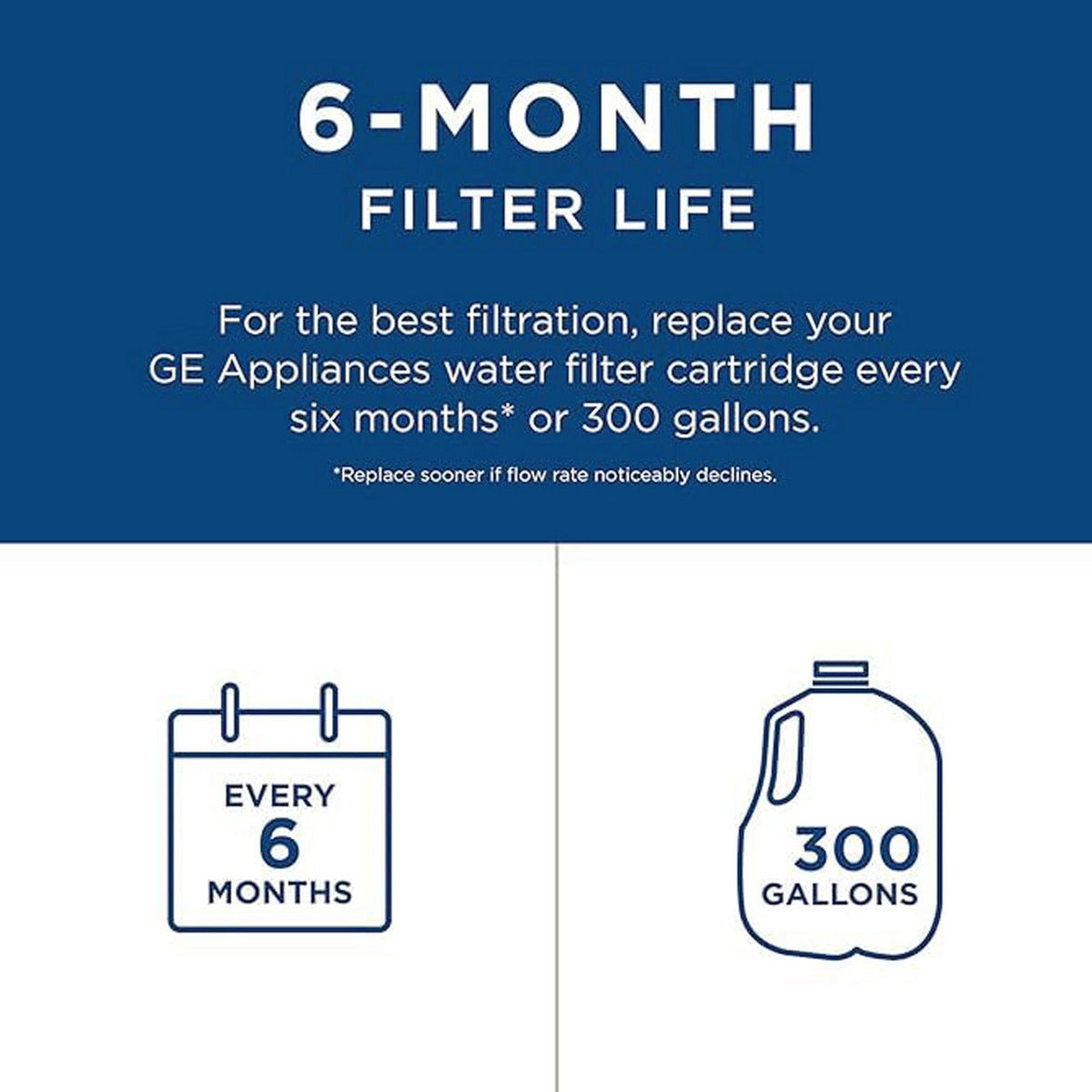 GE RPWFE Refrigerator Water Filter