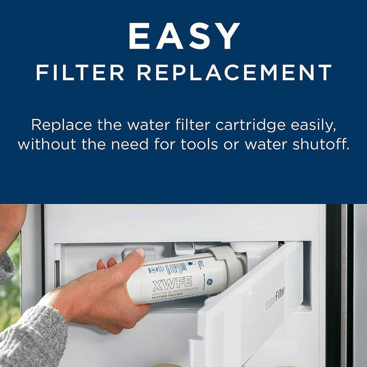 GE XWFE refrigerator water filter